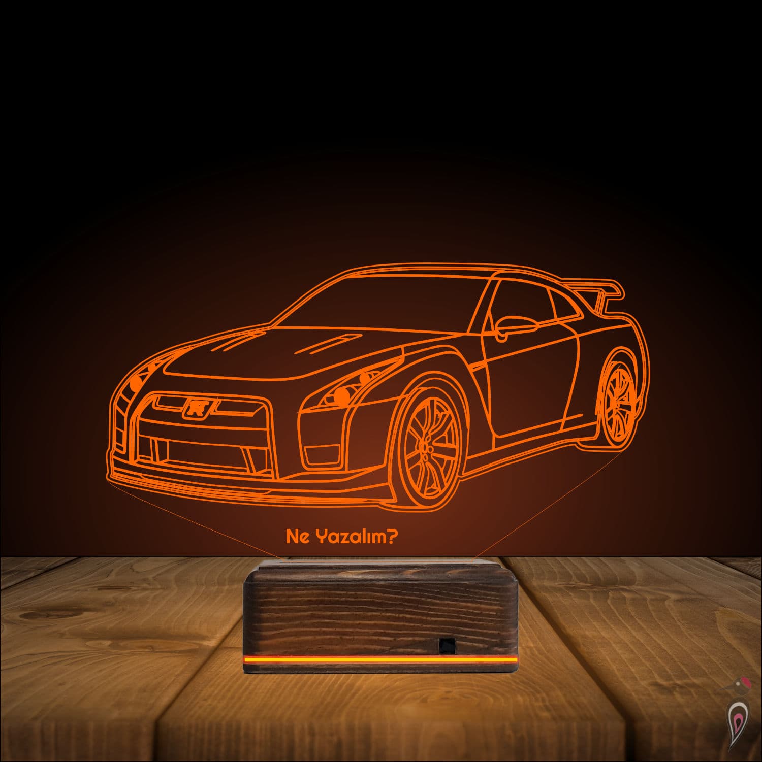 Nissan GT-R 3D Ночник 9