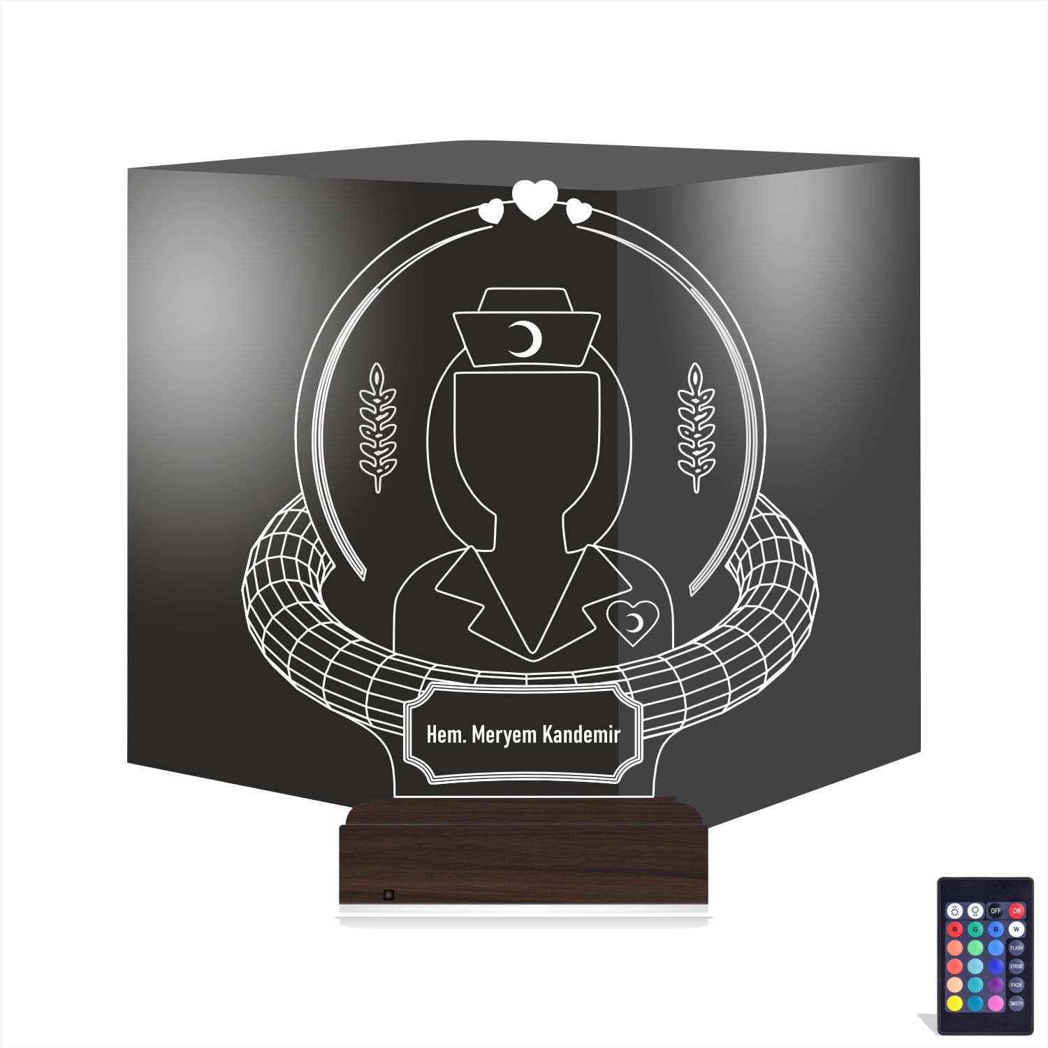 Медсестра — 3D LED Ночник | Подарок медику 1