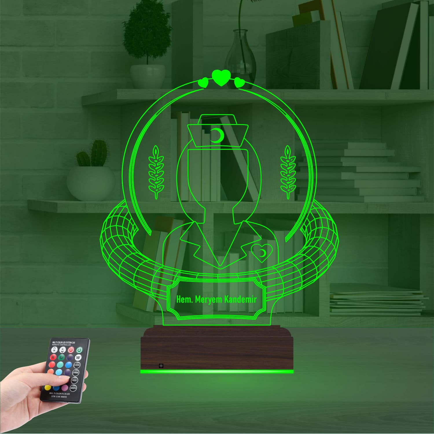 Медсестра — 3D LED Ночник | Подарок медику 6