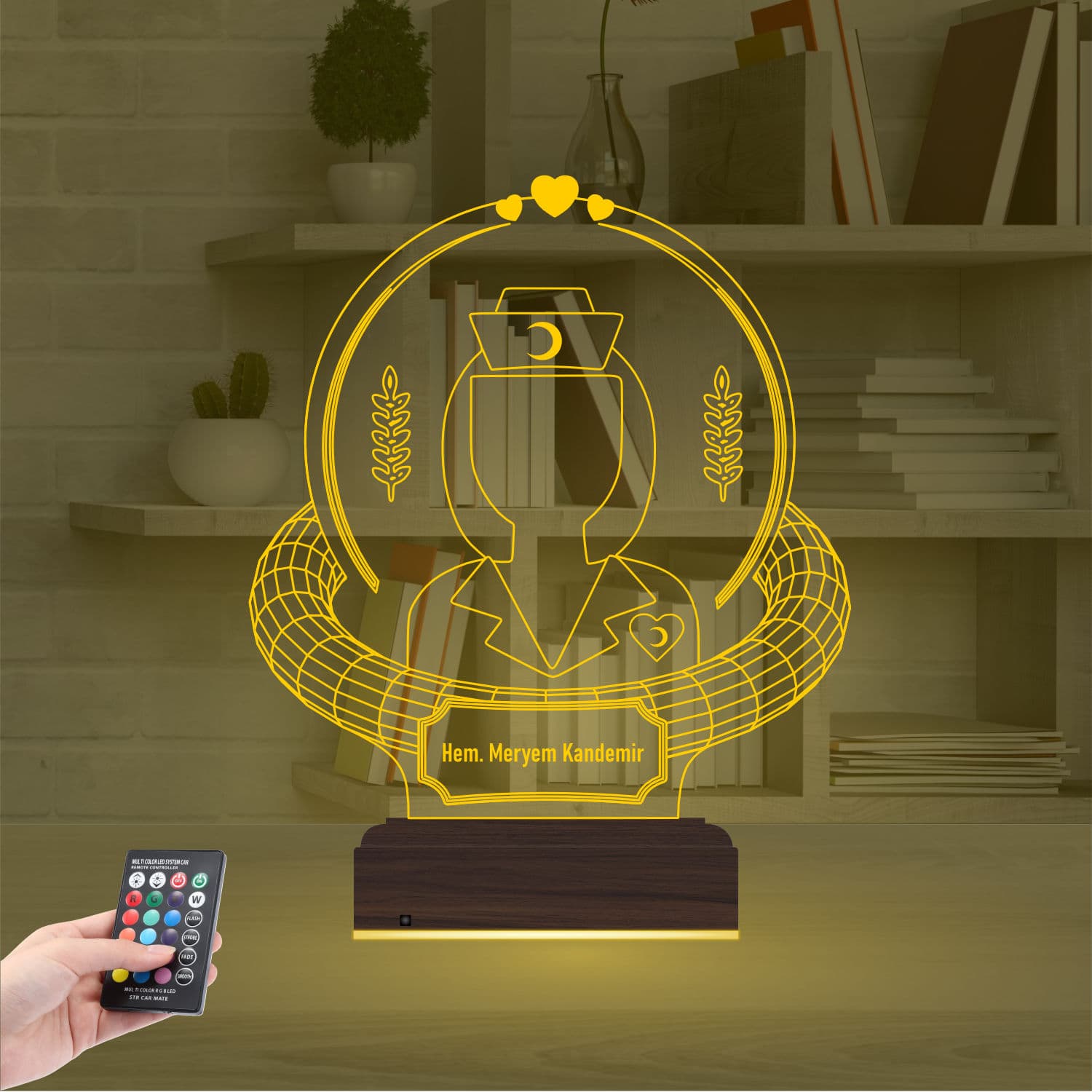 Медсестра — 3D LED Ночник | Подарок медику 8