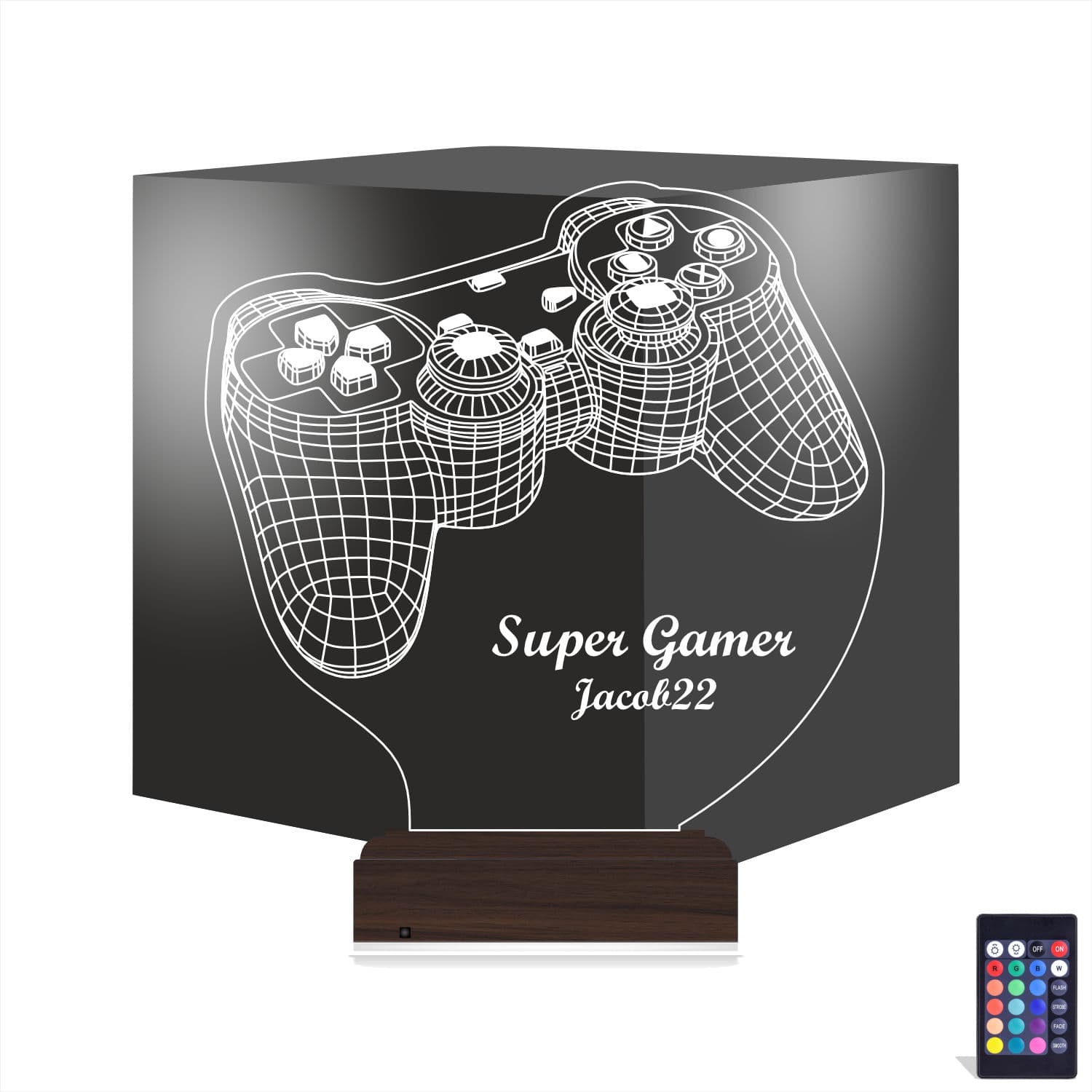 Геймпад 3D Ночник с именем 1