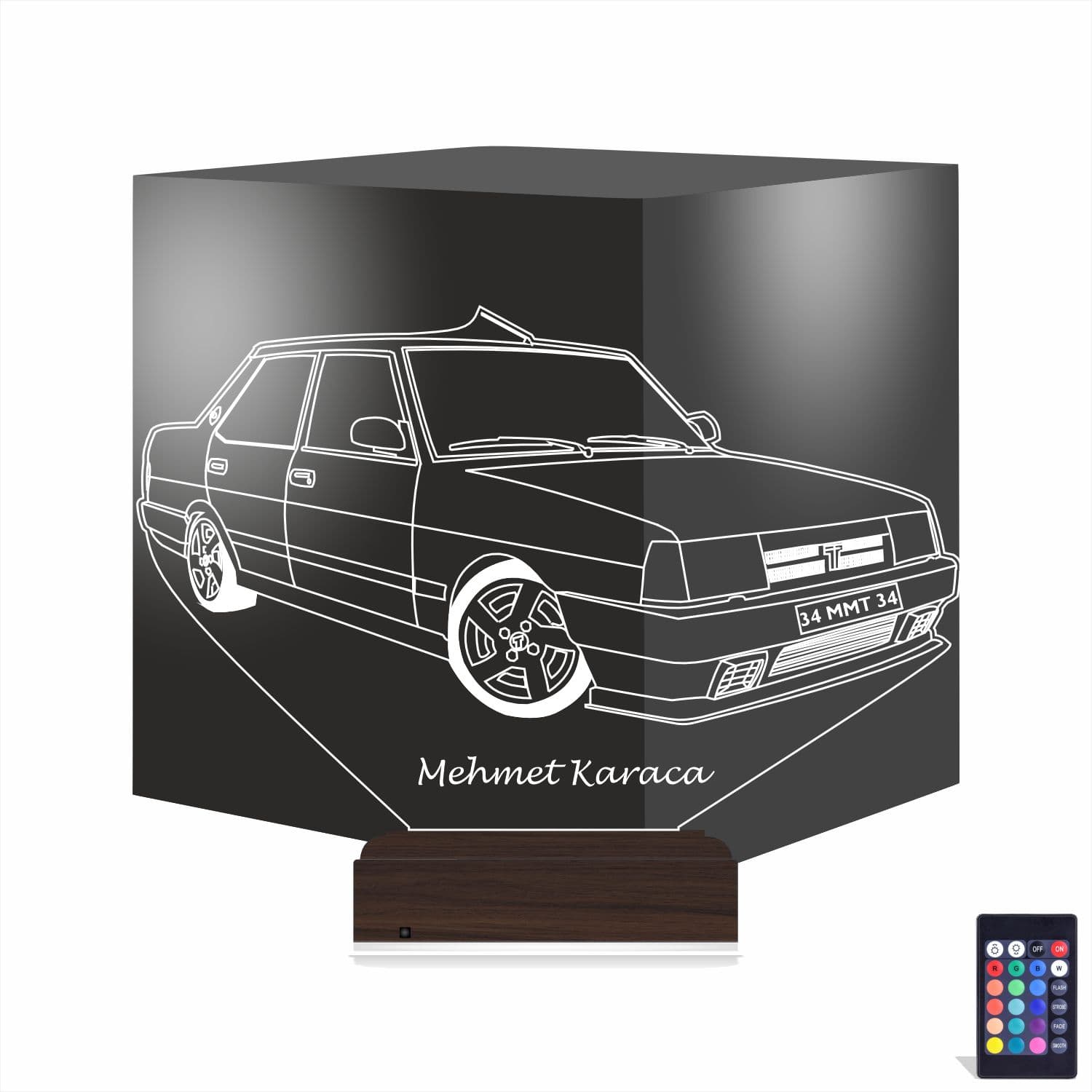 Автомобиль Tofaş — 3D LED Ночник | Подарок мужчине 1