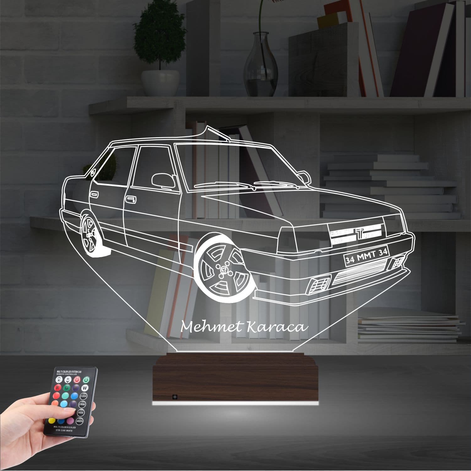 Автомобиль Tofaş — 3D LED Ночник | Подарок мужчине 2