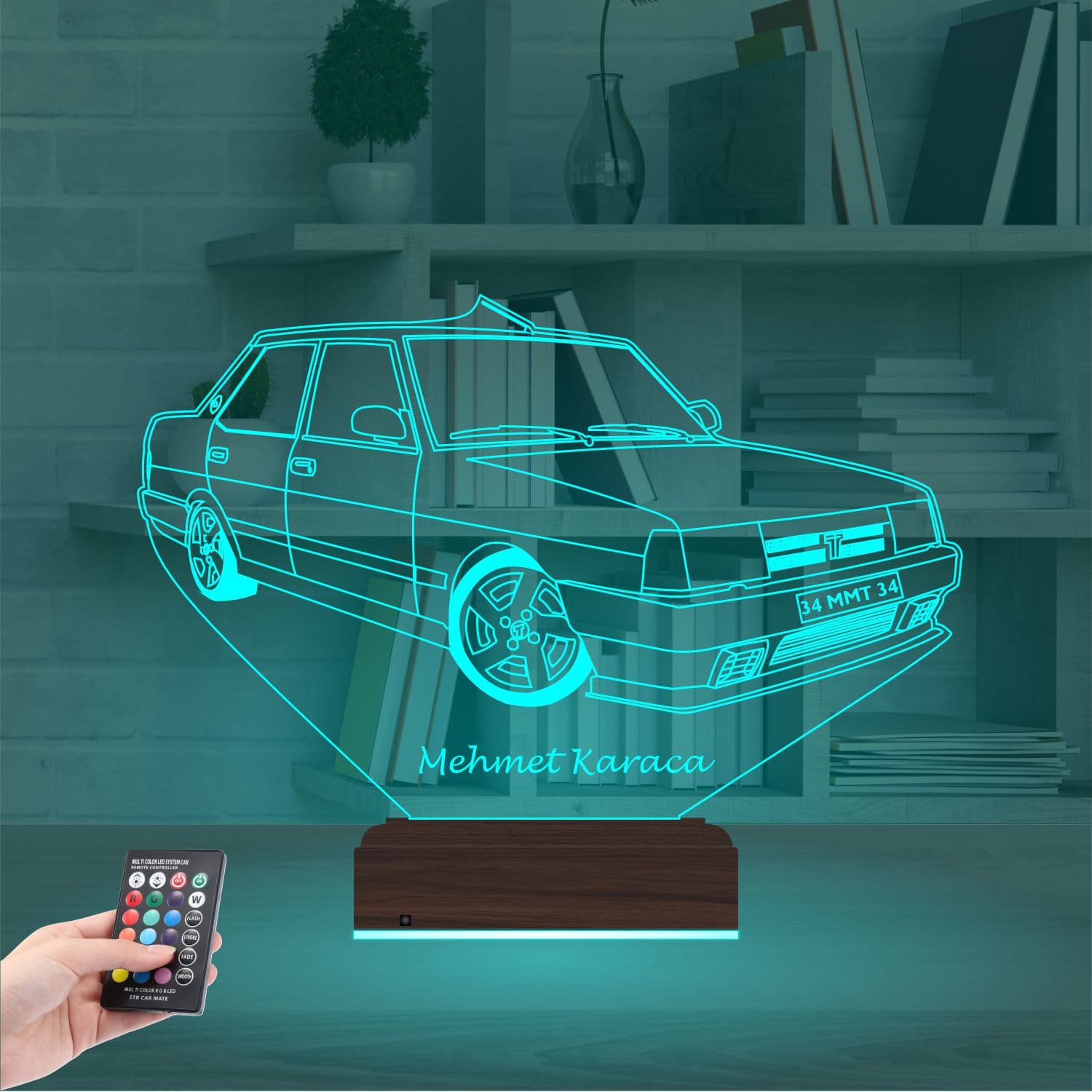 Автомобиль Tofaş — 3D LED Ночник | Подарок мужчине 3