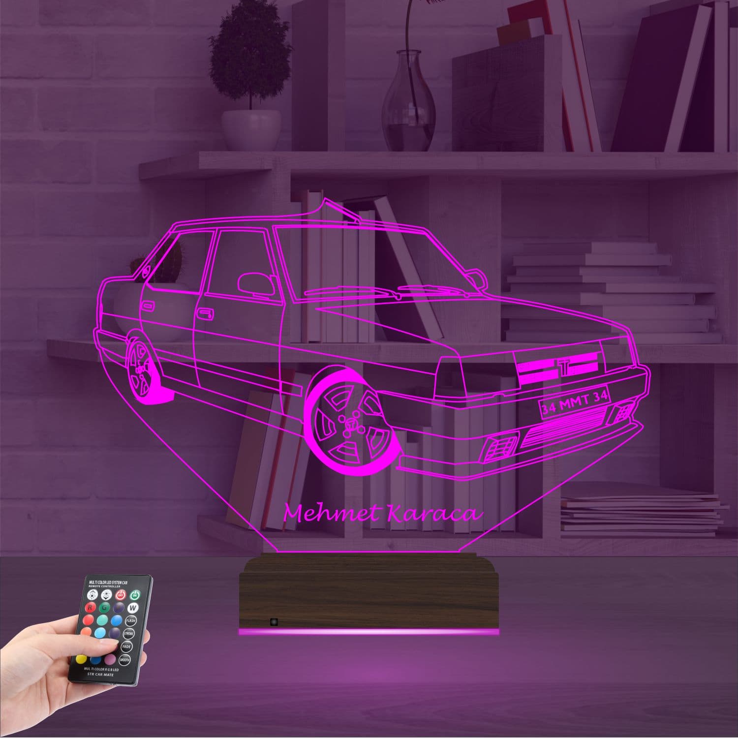 Автомобиль Tofaş — 3D LED Ночник | Подарок мужчине 4