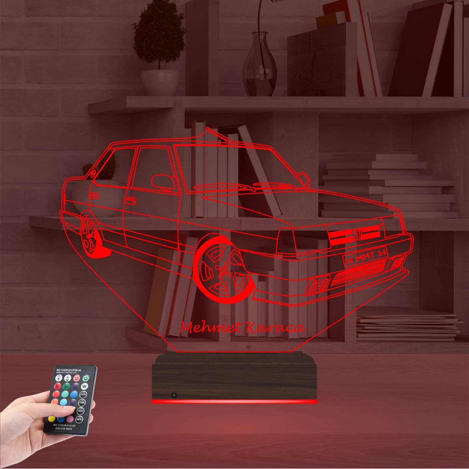 Автомобиль Tofaş — 3D LED Ночник | Подарок мужчине 5