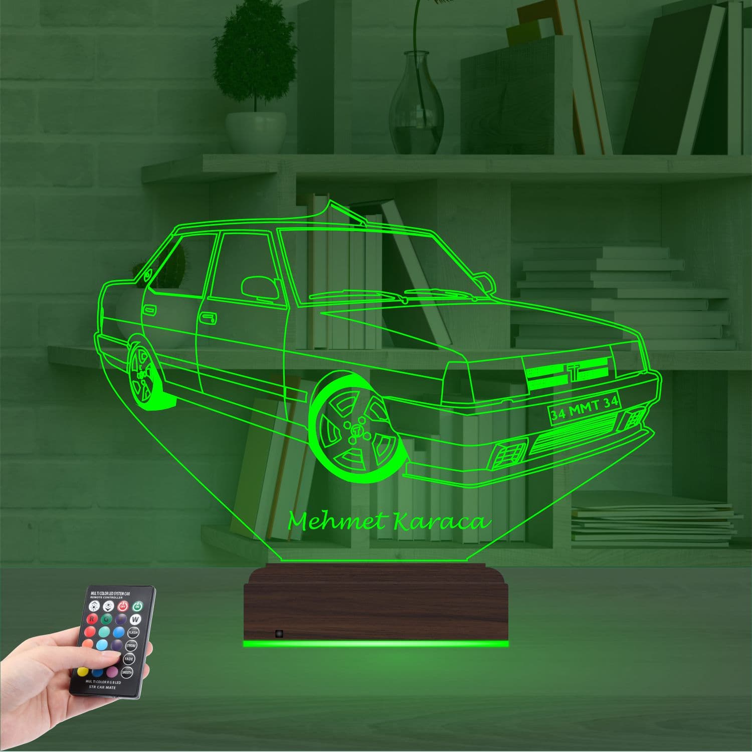 Автомобиль Tofaş — 3D LED Ночник | Подарок мужчине 6