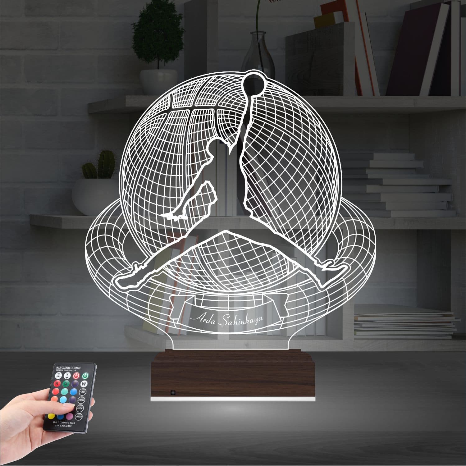 Баскетболист — 3D LED Ночник | Подарок спортсмену 2