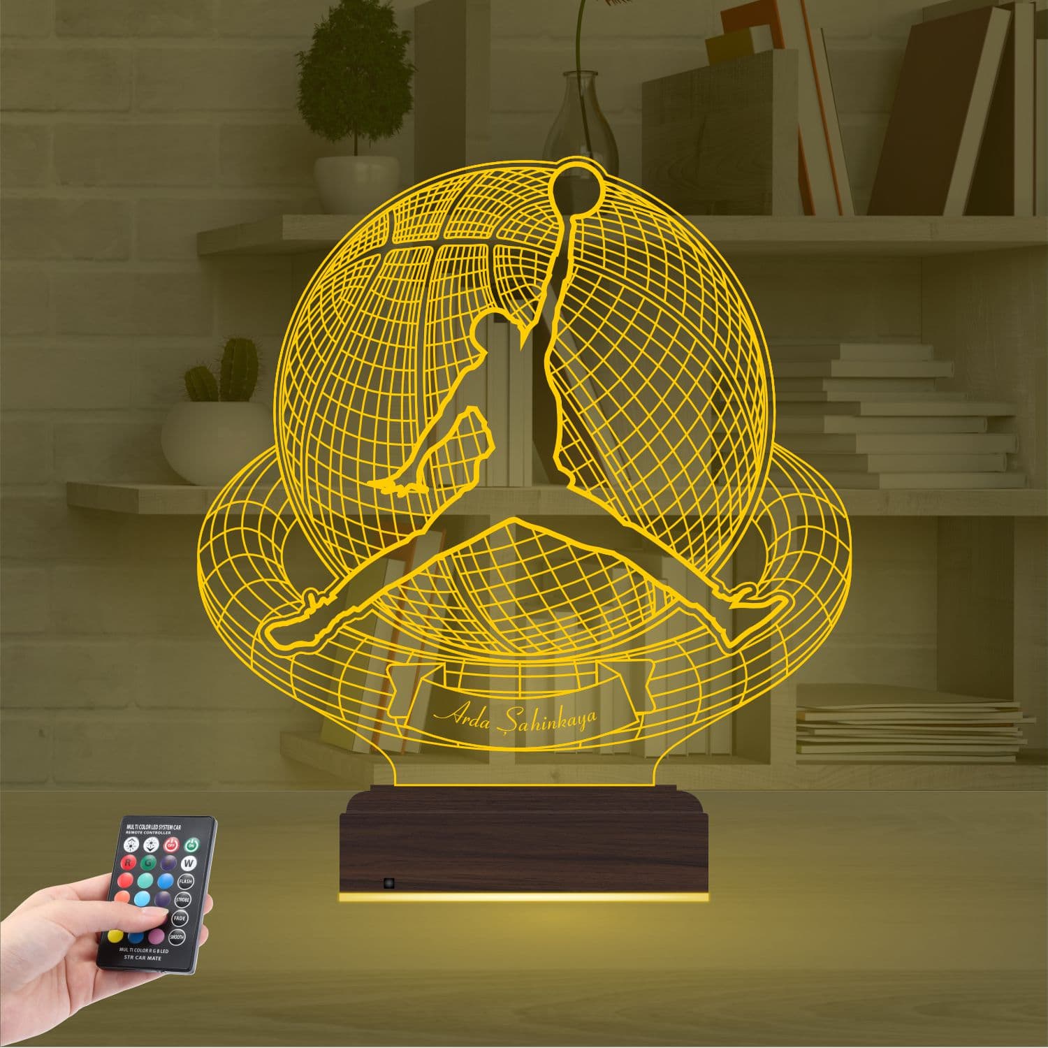 Баскетболист — 3D LED Ночник | Подарок спортсмену 8