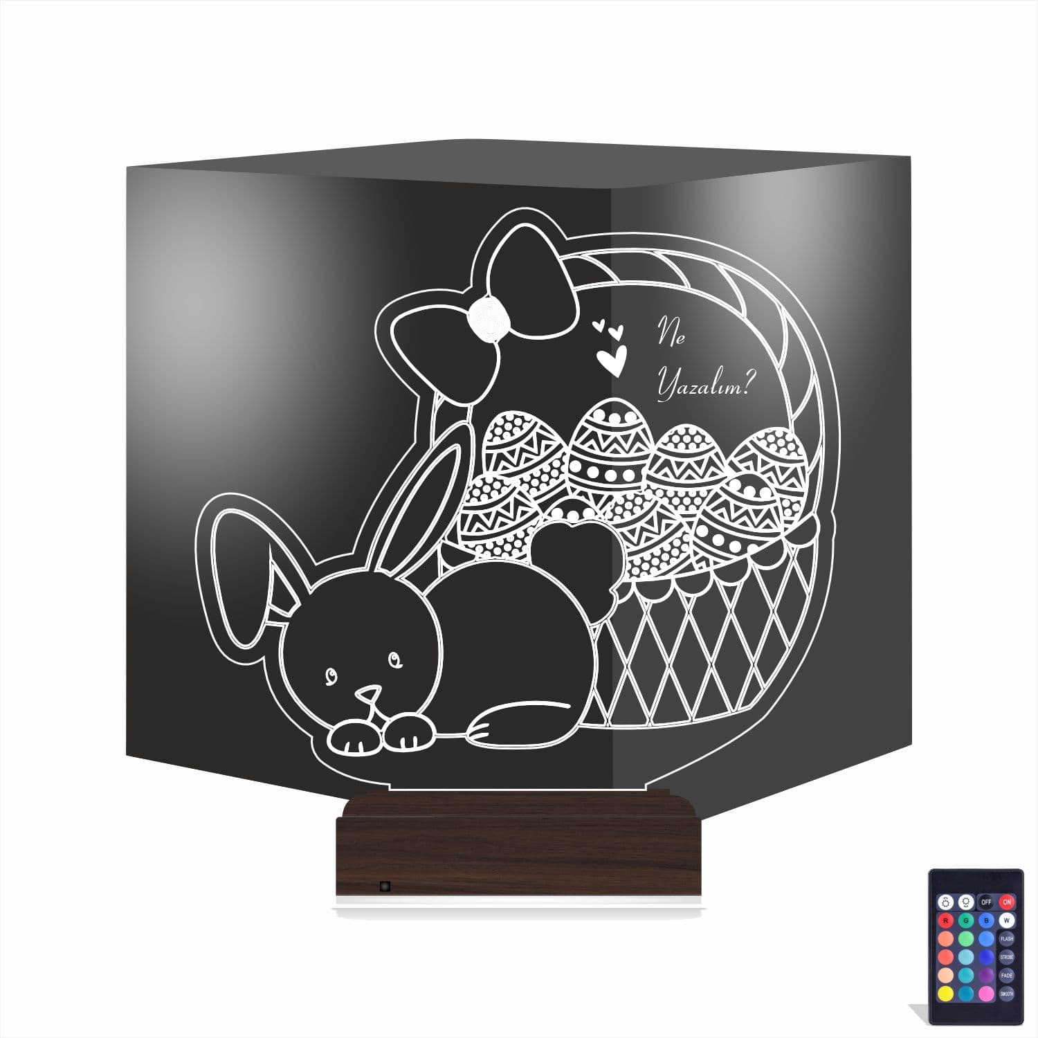 Пасхальный кролик — 3D LED Ночник | Подарок детям 1