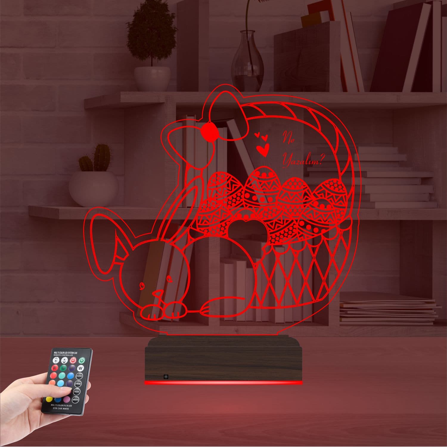 Пасхальный кролик — 3D LED Ночник | Подарок детям 5