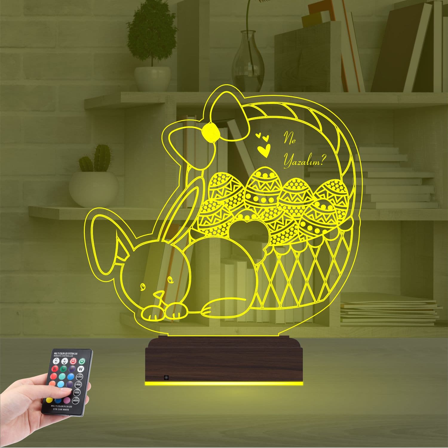 Пасхальный кролик — 3D LED Ночник | Подарок детям 7