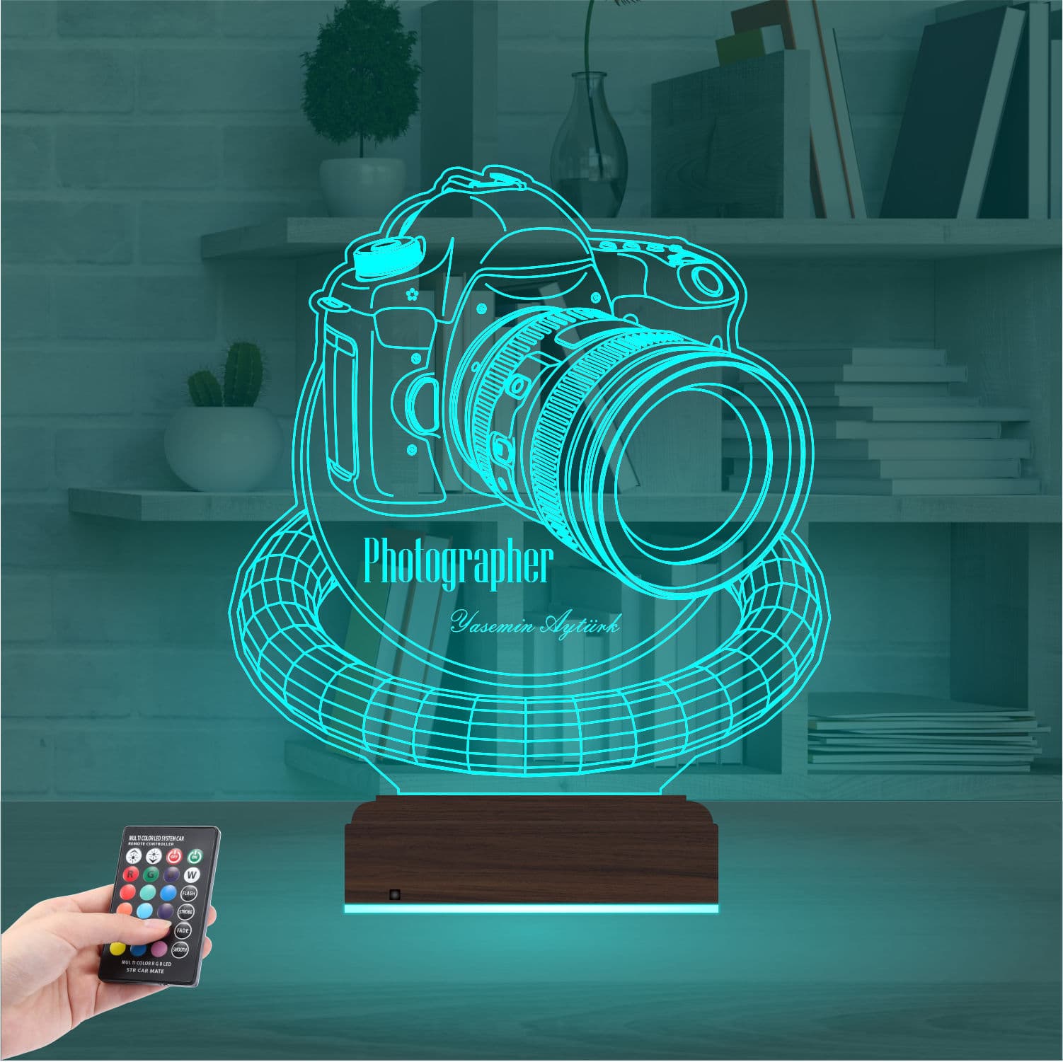 Фотокамера — 3D LED Ночник | Подарок фотографу 3