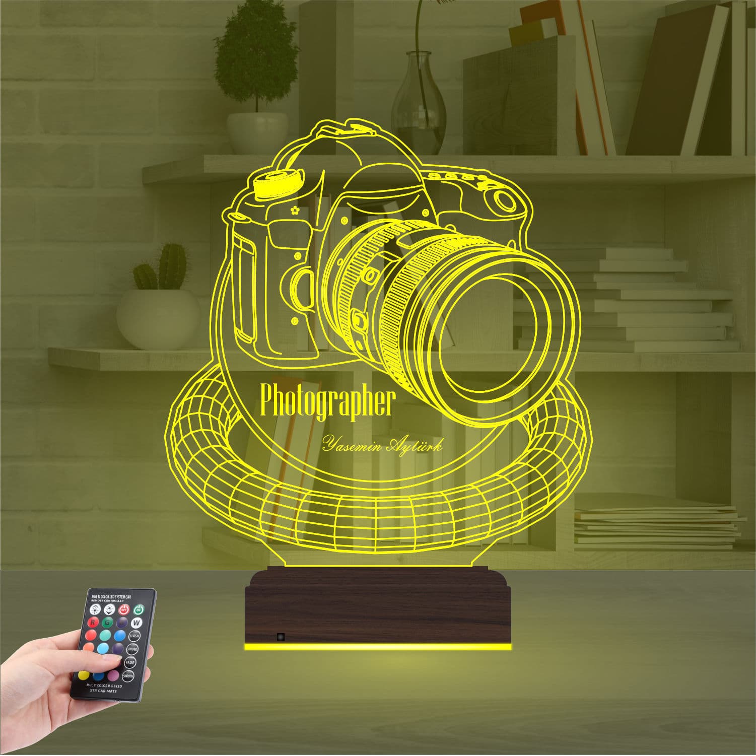 Фотокамера — 3D LED Ночник | Подарок фотографу 7