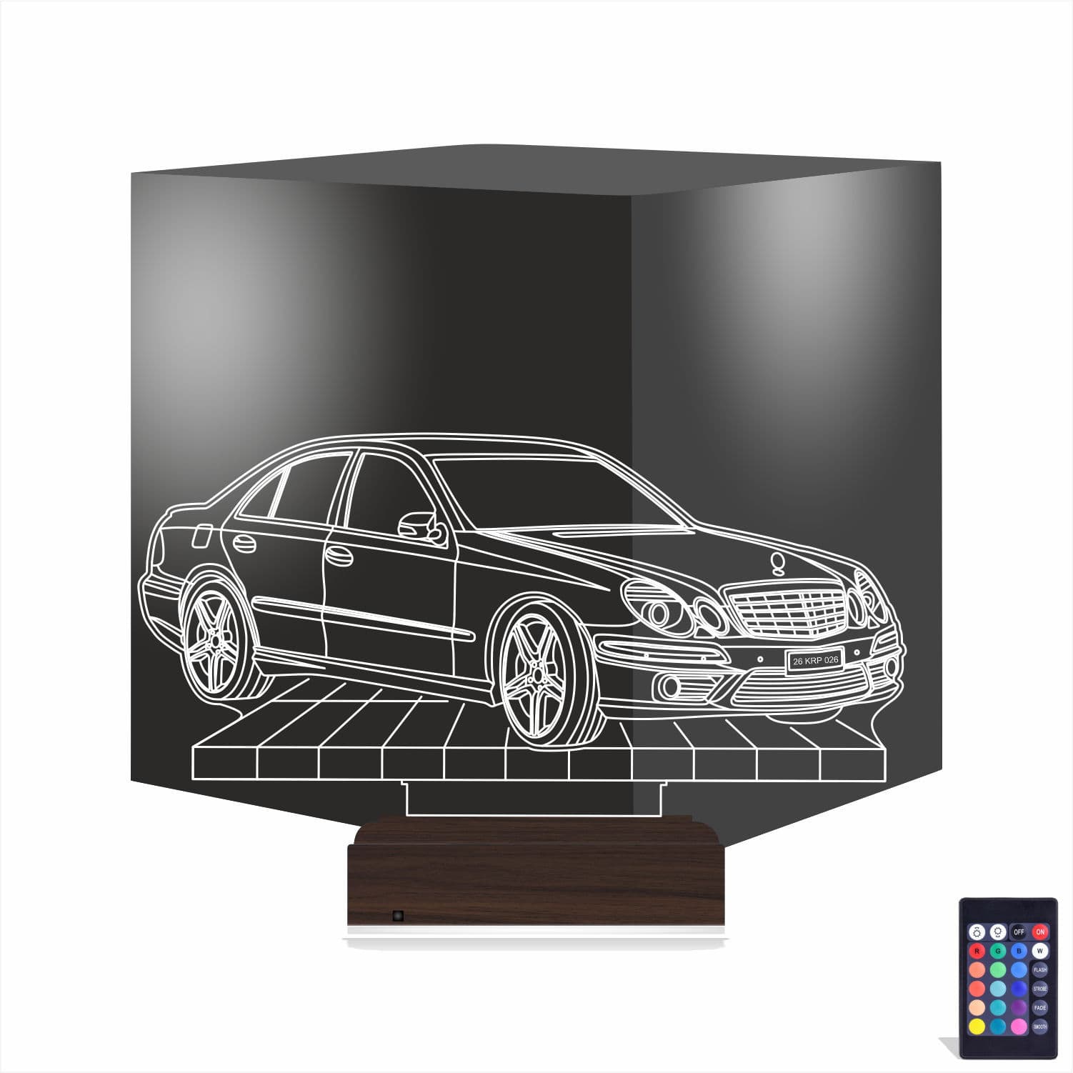 Mercedes-Benz — 3D LED Ночник | Подарок мужчине