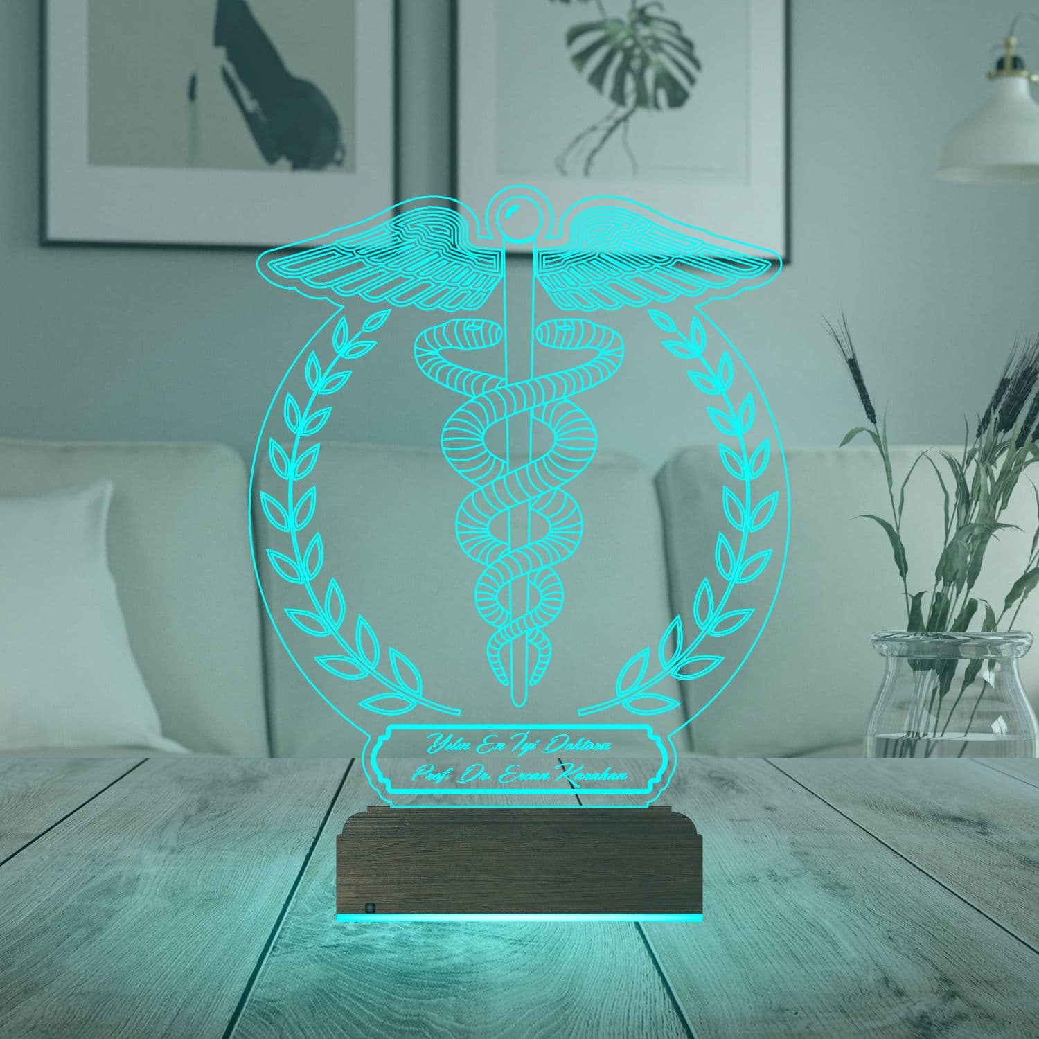 Символ медицины — 3D LED Ночник | Подарок врачу 3