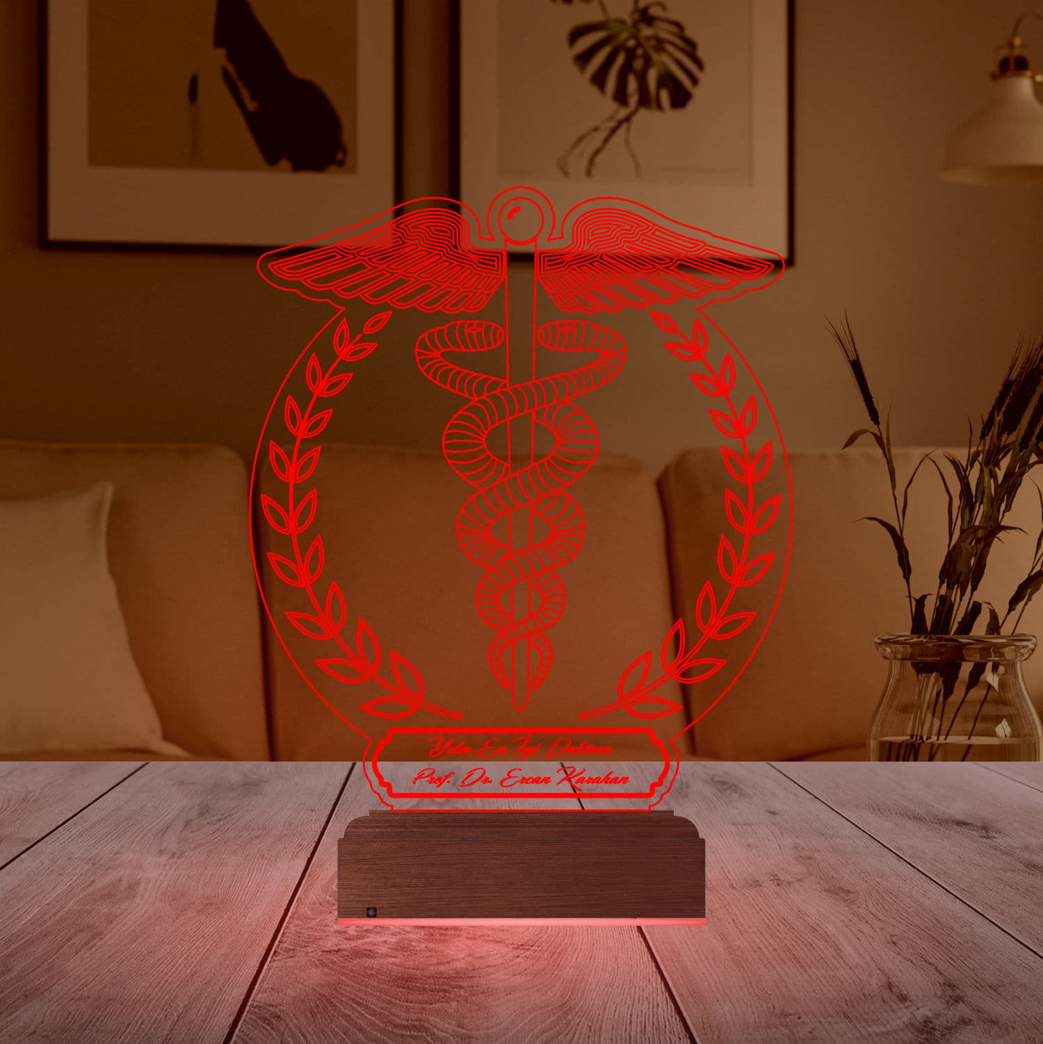 Символ медицины — 3D LED Ночник | Подарок врачу 4