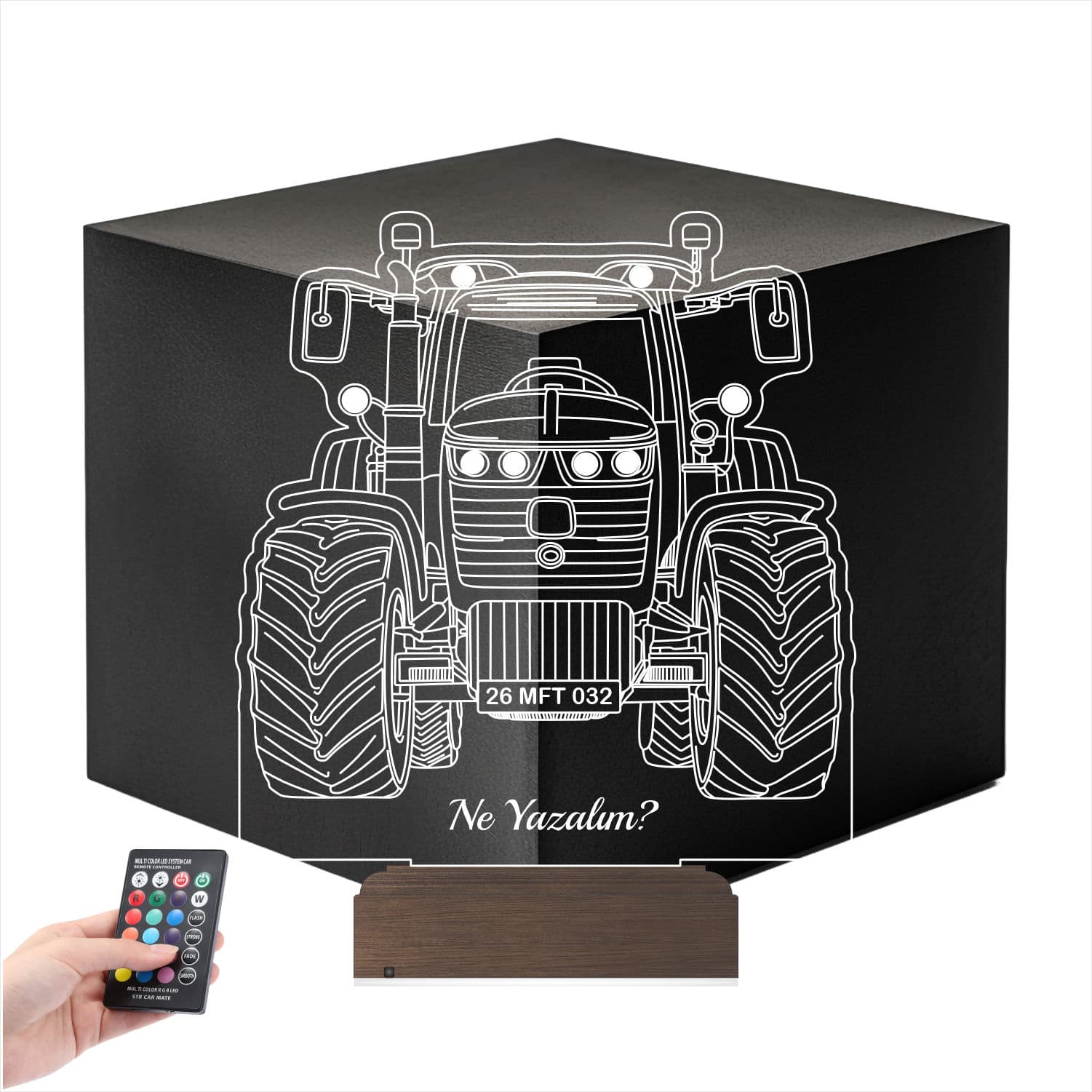 Трактор — 3D LED Ночник | Подарок мужчине 1