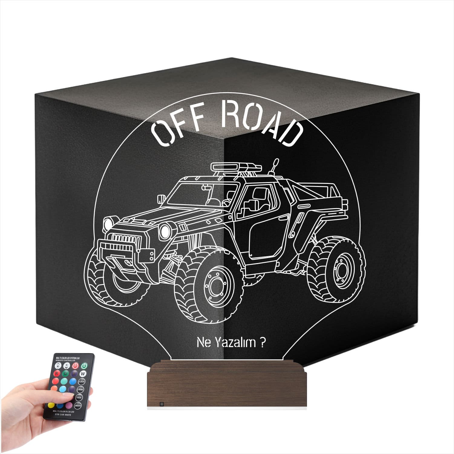 Внедорожник Off-Road — 3D LED Ночник | Подарок мужчине 1