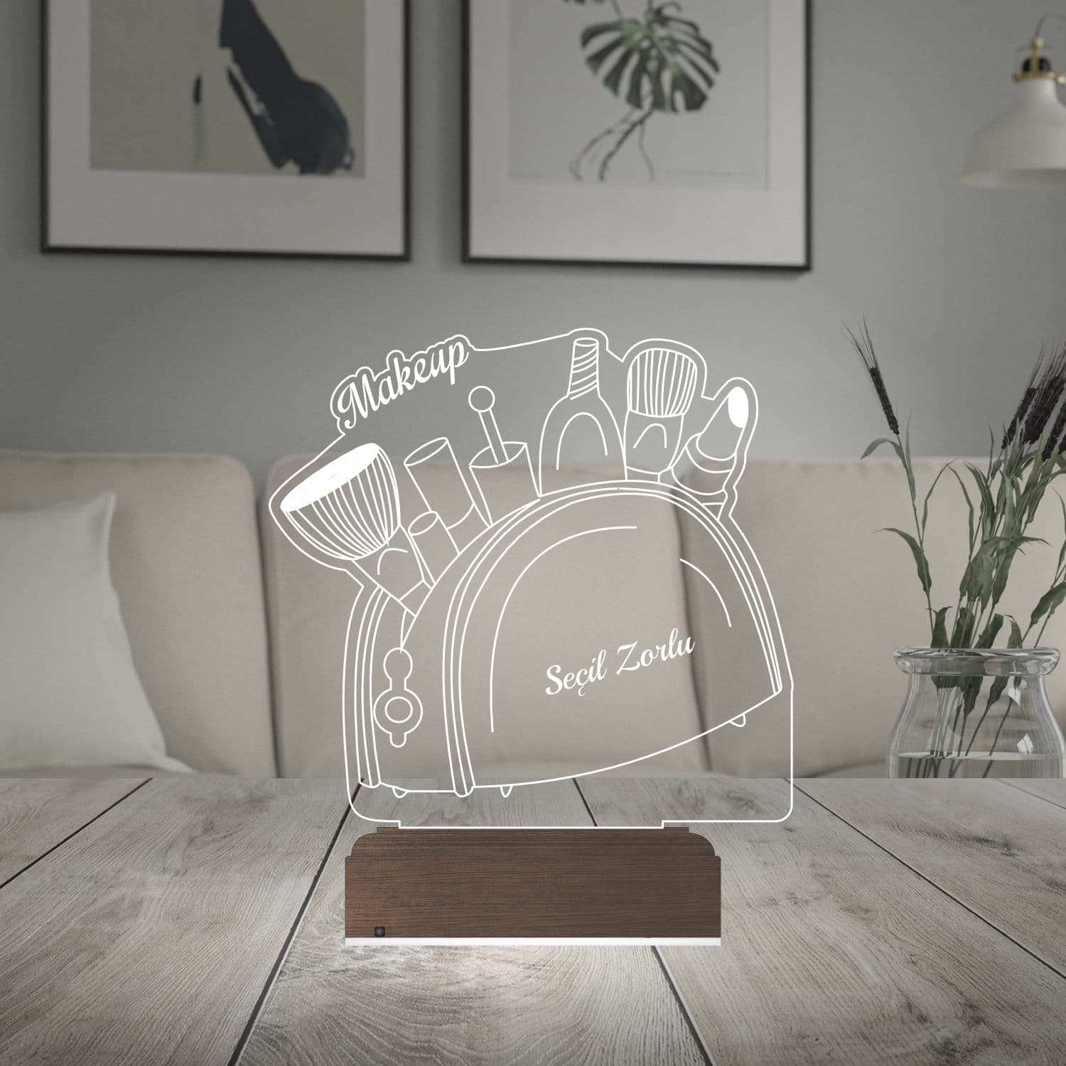 Набор косметики — 3D LED Ночник | Подарок для неё 2