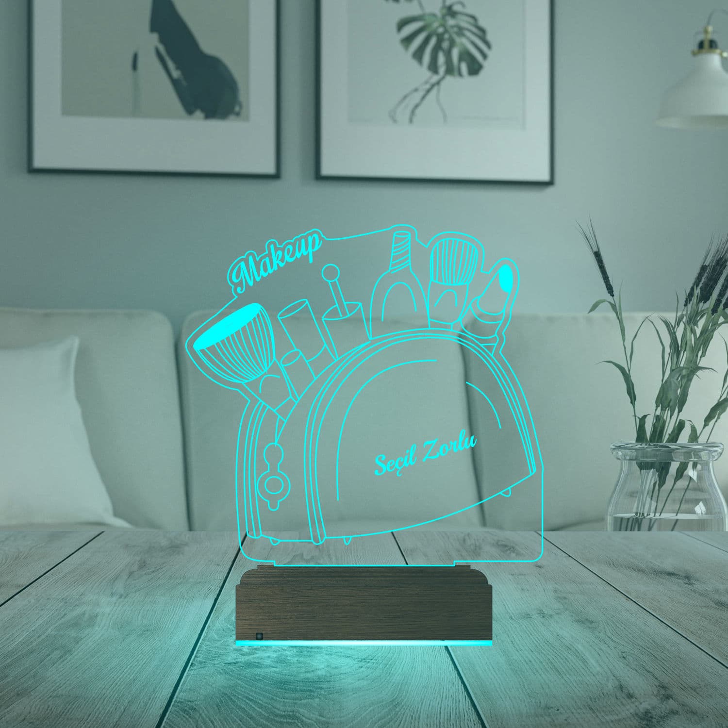 Набор косметики — 3D LED Ночник | Подарок для неё 3