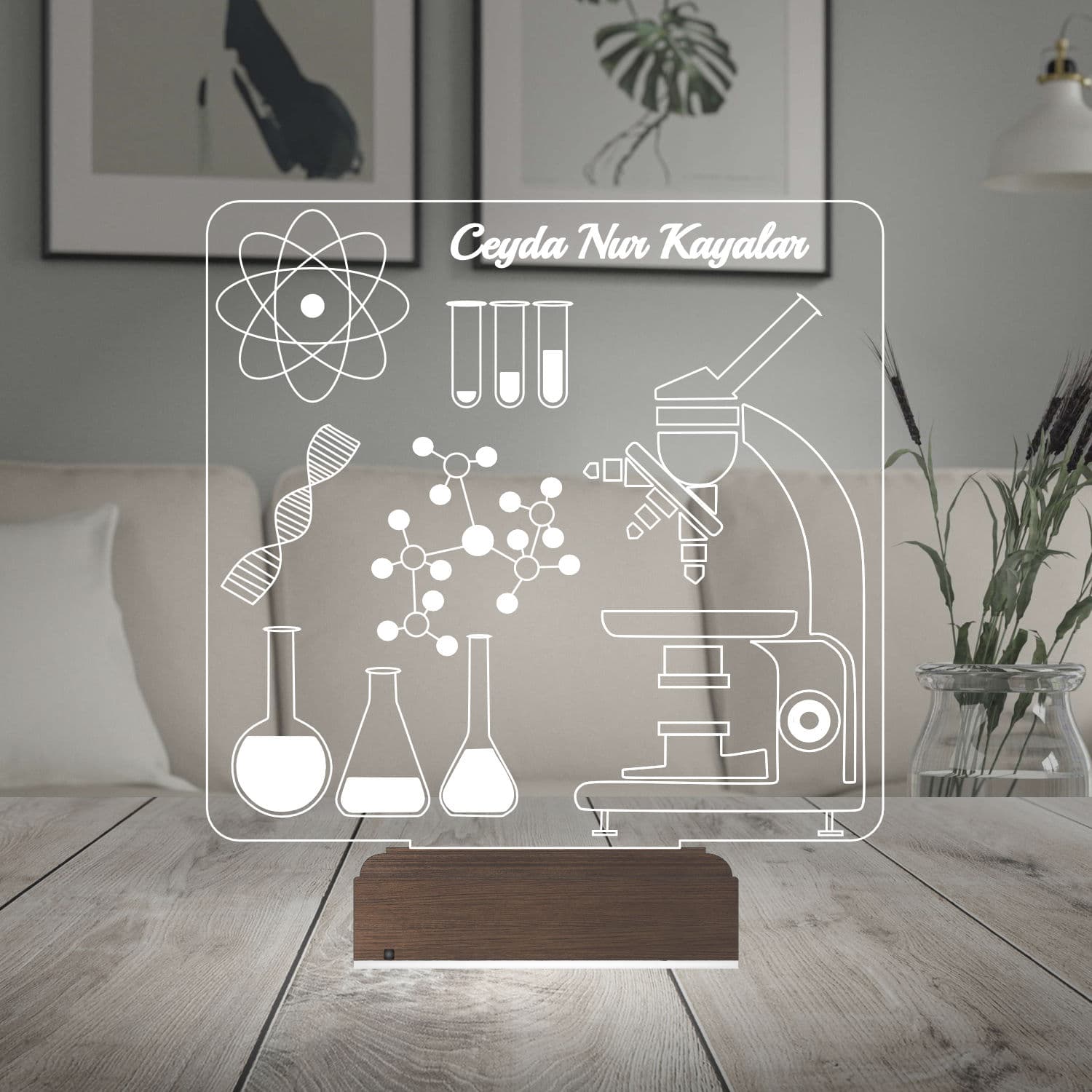 Наука и Лаборатория 3D Ночник 2