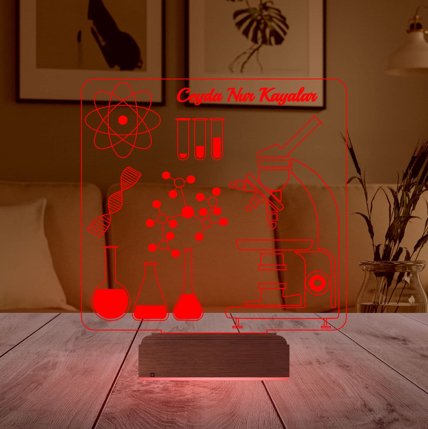 Наука и Лаборатория 3D Ночник 4