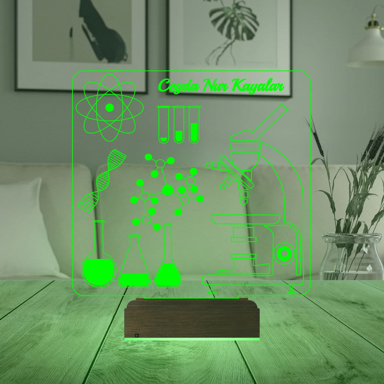 Наука и Лаборатория 3D Ночник 7