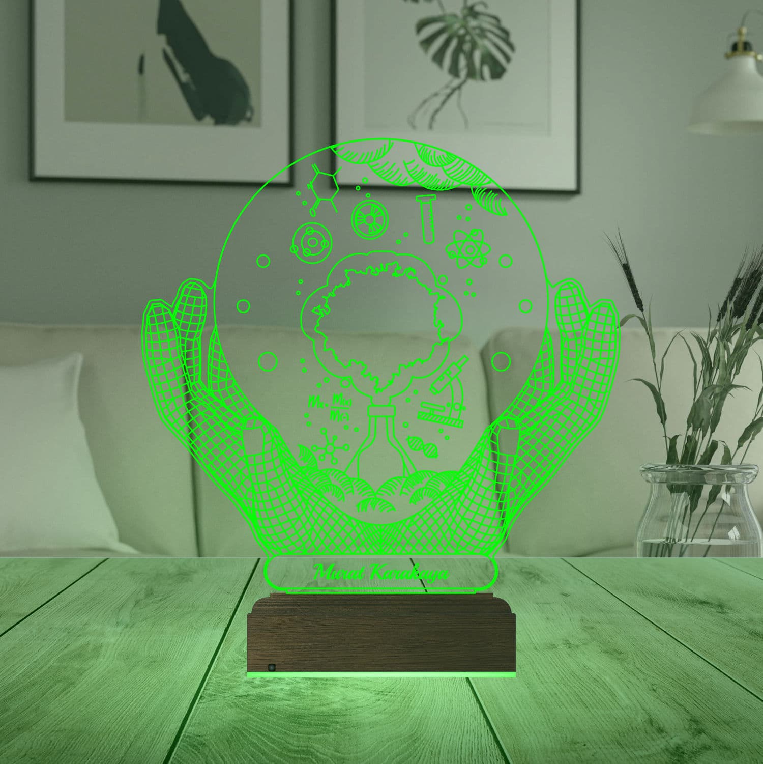 Наука и Знания — 3D LED Ночник | Подарок учителю или ученому 7