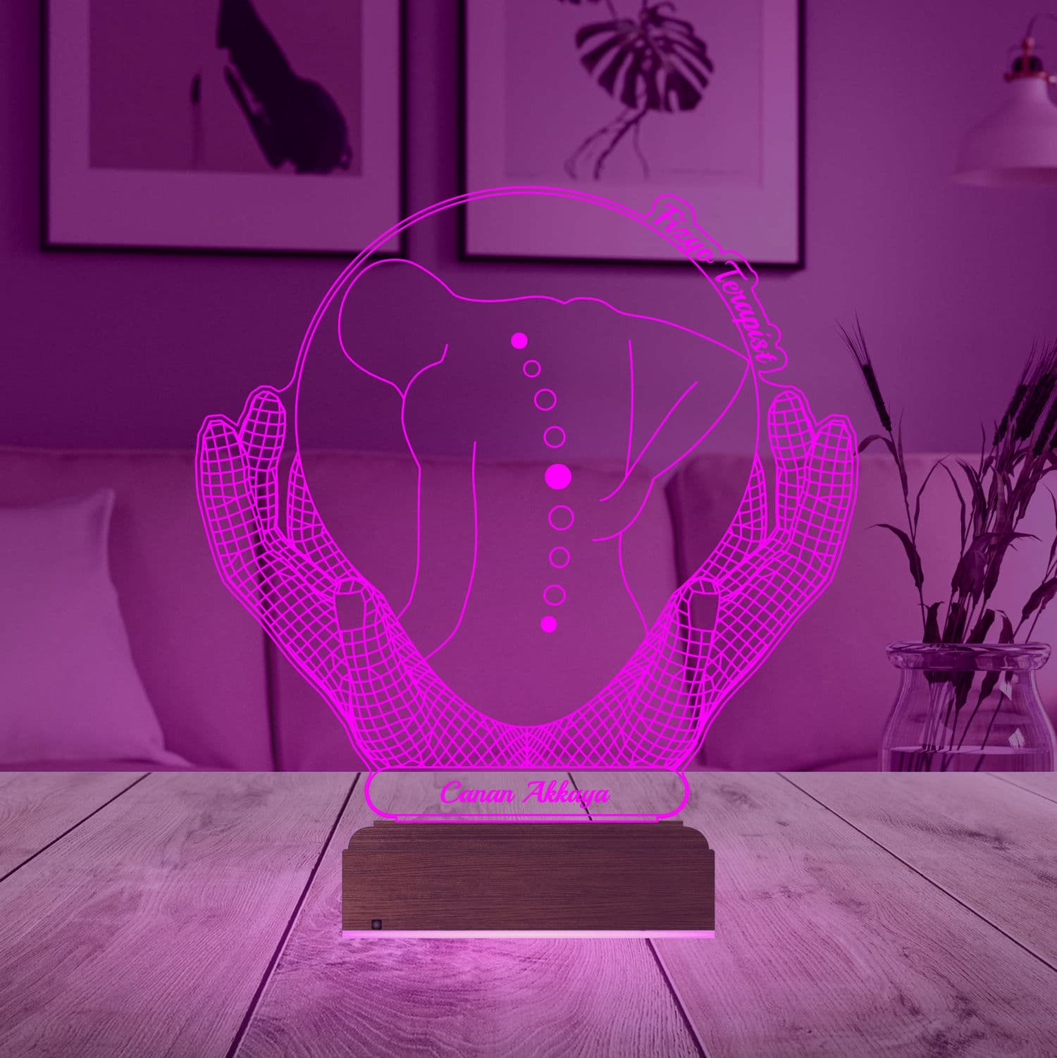 Физиотерапевт — 3D LED Ночник | Подарок врачу 5