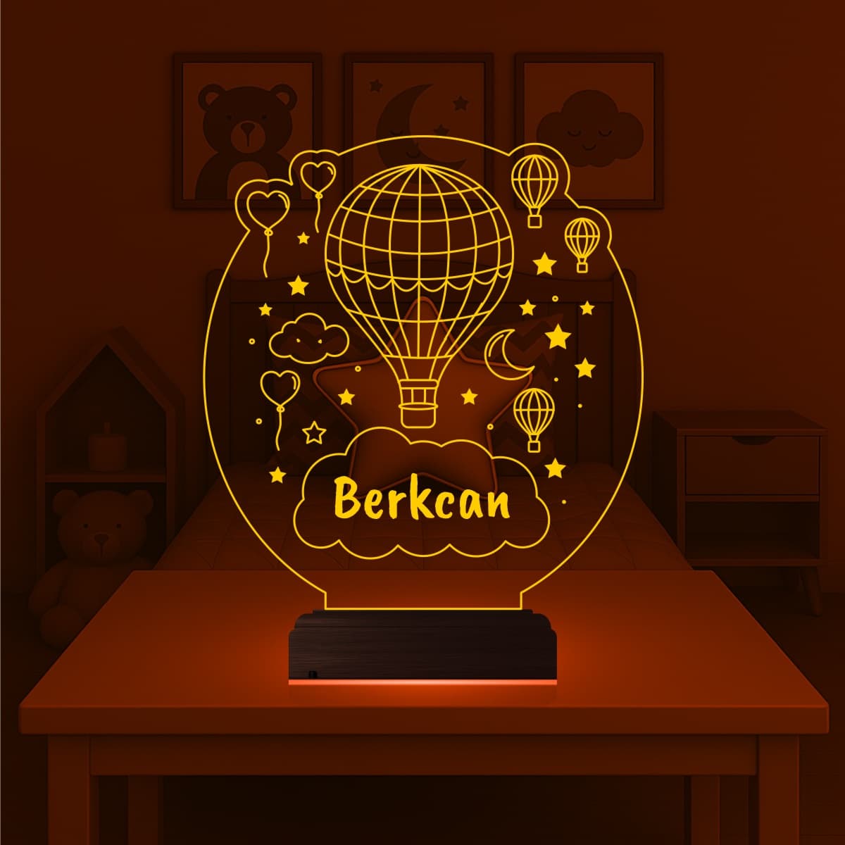 Воздушный шар — 3D LED Ночник | Подарок ребенку 6