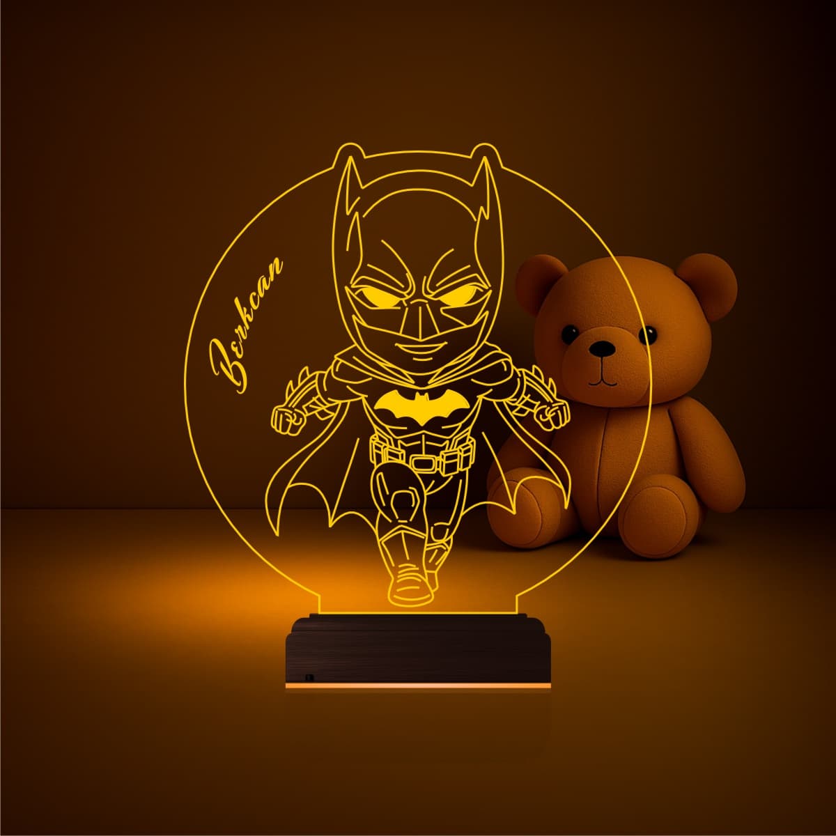 Бэтмен — 3D LED Ночник | Подарок ребёнку 1