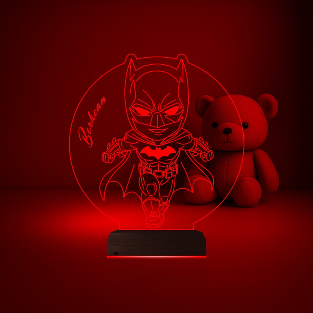 Бэтмен — 3D LED Ночник | Подарок ребёнку 3