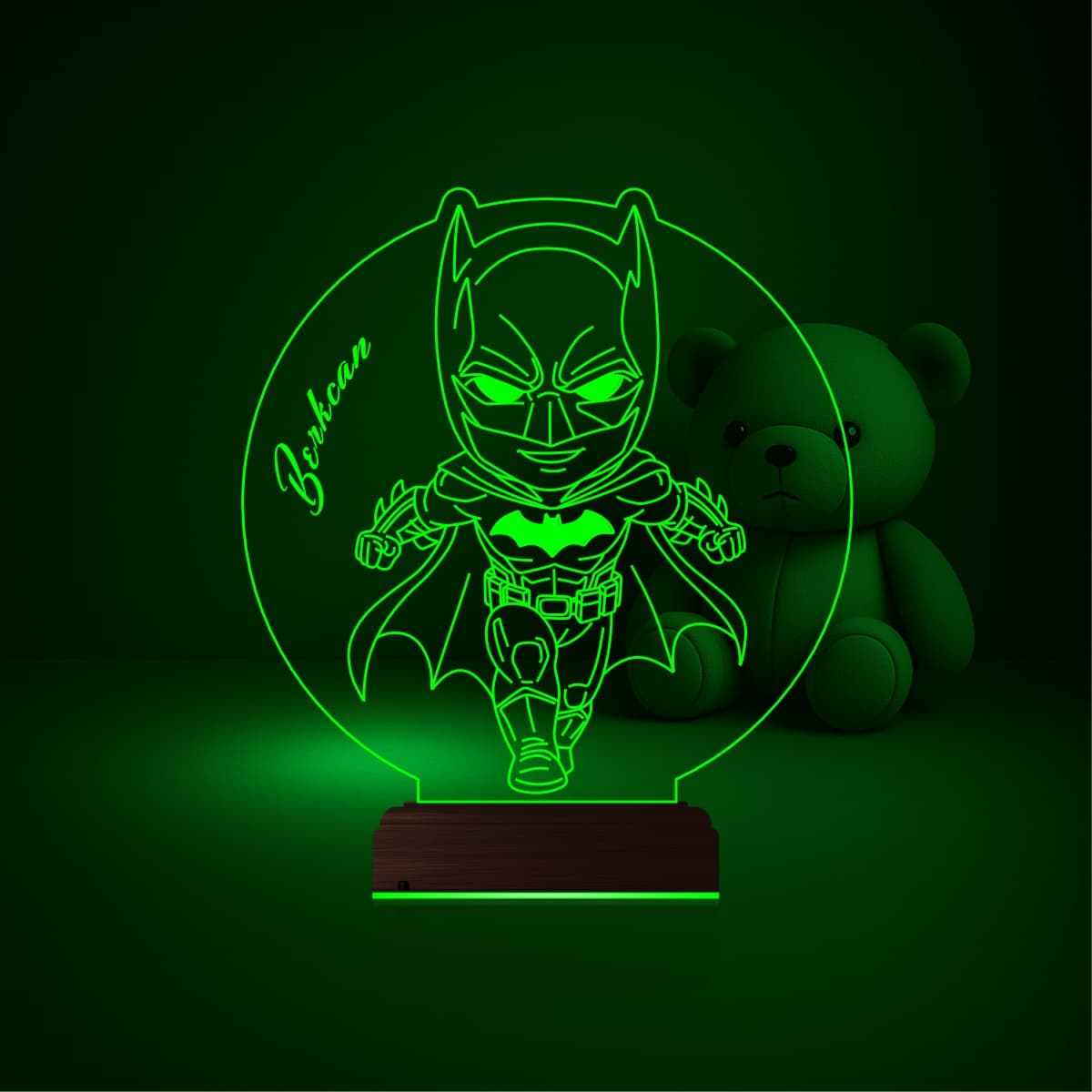 Бэтмен — 3D LED Ночник | Подарок ребёнку 4