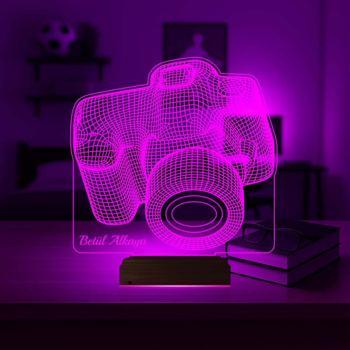Фотоаппарат — 3D LED Ночник | Подарок фотографу 3