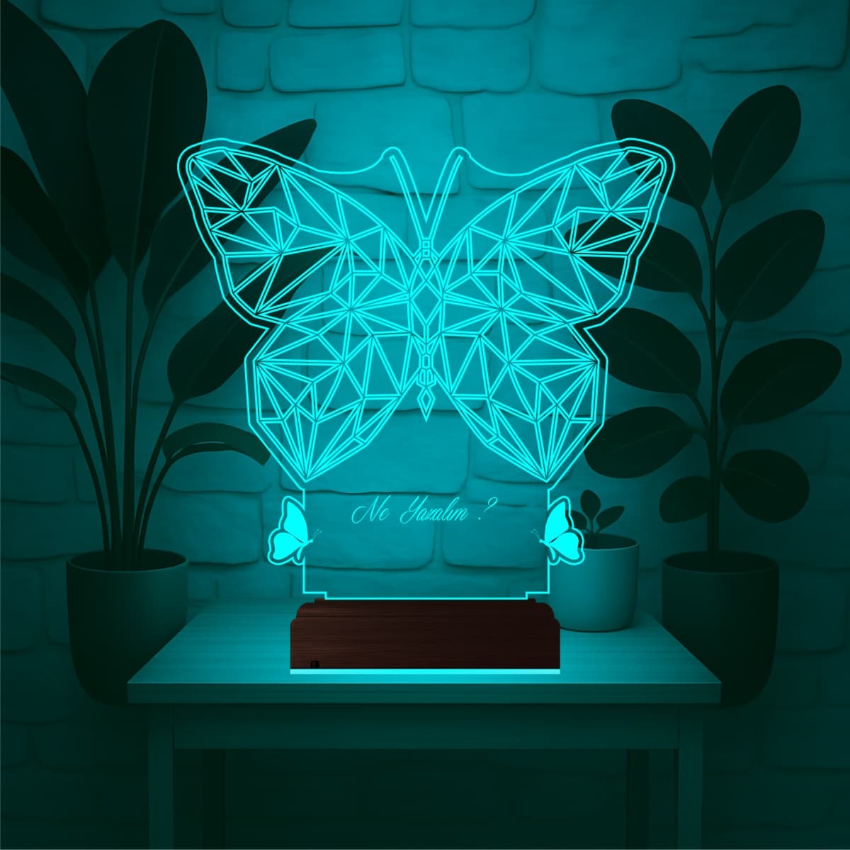 Геометрическая Бабочка — 3D LED Ночник | Подарок девушке 5