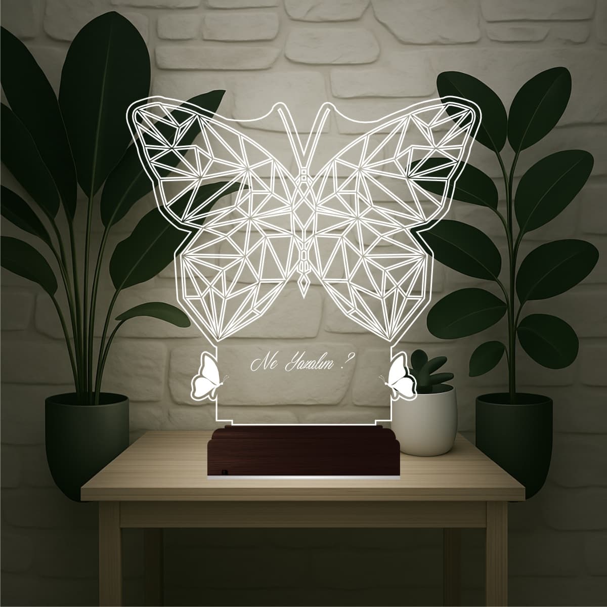 Геометрическая Бабочка — 3D LED Ночник | Подарок девушке 6