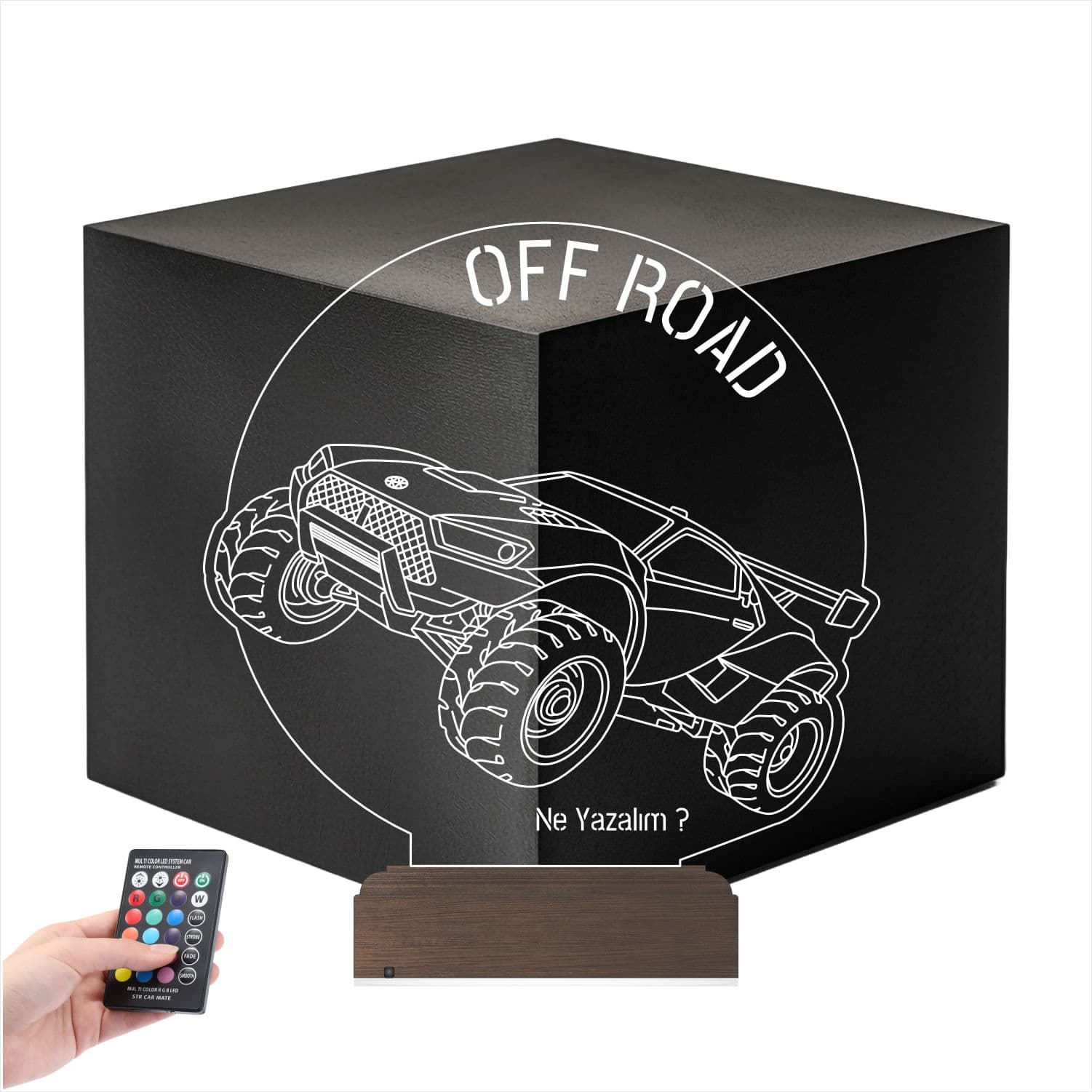 Внедорожник — 3D LED Ночник | Подарок мужчине или мальчику
